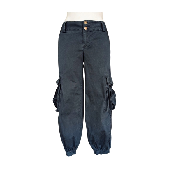 Alice + Olivia Pants - Vintage‎ Y2K Alice + Olivia Navy Blue Low Rise Cargo Jogger Pants Size 8